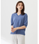 【洗える】COTTON LINEN Vネック ニット