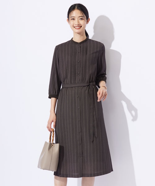 洗える】シルクライクサテンドット ワンピース｜ジェイ・プレスの通販