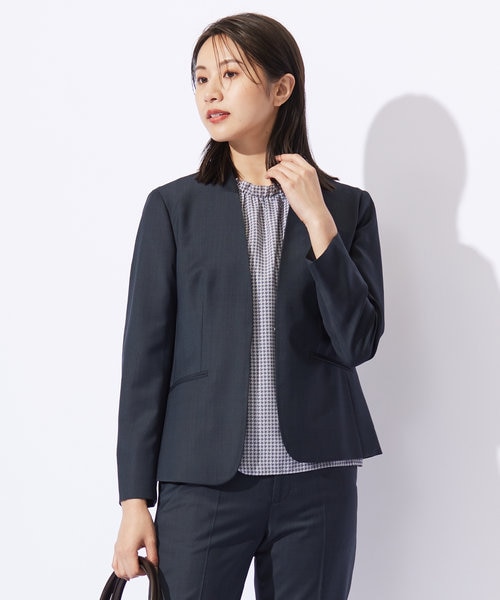 ジェイ・プレス/ノーカラージャケットの通販｜&mall（アンドモール