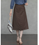 【洗える】シルセームスエード スカート