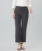【洗える】PLAIN WEAVE トロ  テーパード パンツ