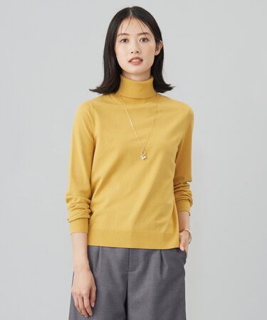 【ご好評につき新色追加!・WEB限定カラーあり・洗える】PRINCE タートルネック ニット