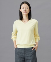 【ご好評につき新色追加!・WEB限定カラーあり・洗える】PRINCE Vネック ニット