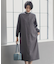 【洗える】T/Rウォッシャブルギャバ バンドカラー ワンピース