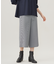 【WEB限定カラーあり・洗える】LANATEC キュロット パンツ