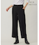 【WEB限定カラーあり・洗える】T/Rアルガンシルク ワイド パンツ