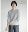 【WEB限定カラーあり・洗える】EIGER CORD ALAN クルーネックプルオーバー ニット