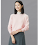 【洗える】WOOL BLEND AIR クルーネック ニット