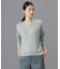 【洗える】WARMY LUREX Vネック ニット