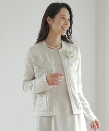 TWEED ニット ジャケット