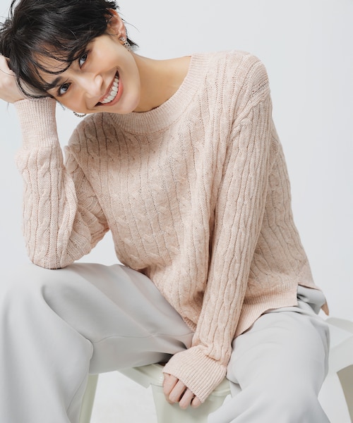  PARTY♢リボンケーブルニットbeige 楽天市場】【5％OFFクーポン 9/11 1:59まで】SUNSHINE CLOSET