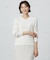 【洗える】GIZA MERCERIZE COTTON ケーブル ニット