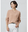 【洗える】GIZA MERCERIZE COTTON ケーブル ニット