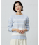 【洗える】Rayon Stretch Border ニット