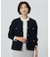【洗える】DAILY TWEED ニット アウター