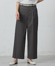 【洗える】20チノストレッチ ワイドパンツ