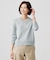 【洗える】GIMA COTTON ミックスカラー Vネック ニット