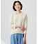 【洗える】GIMA COTTON ミックスカラー Vネック ニット