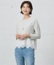 【WEB限定カラーあり・洗える】RACY DECOR ニット