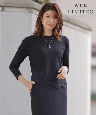 【WEB限定カラーあり・洗える】RACY DECOR ニット