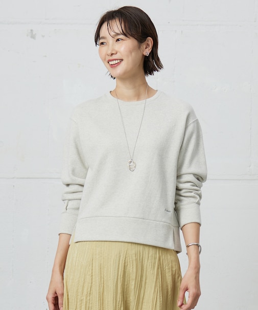 【WEB限定カラーあり】ラメ裏毛 カットソー