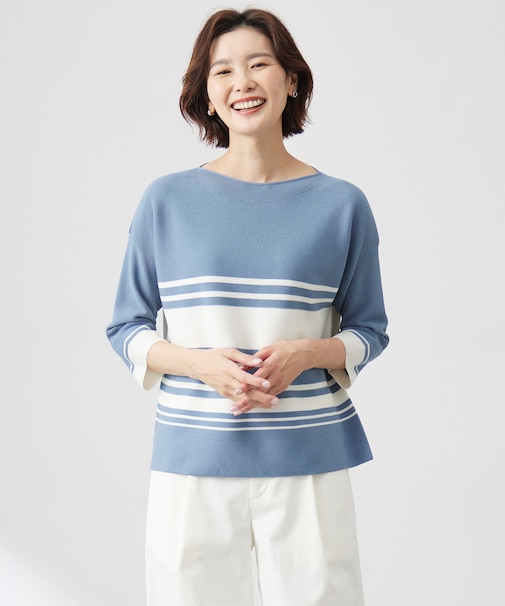 【洗える】LINKS WG ホールガーメント ニット