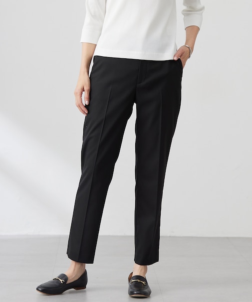 【洗える】CARREMAN 2WAY テーパード パンツ