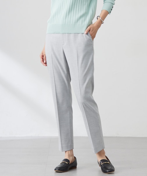 【洗える】CARREMAN 2WAY テーパード パンツ