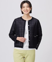 【洗える】WINDY JACKET ニット ジャケット