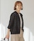 【洗える】SHEER JACQUARD ニット ブルゾン