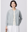 【洗える】SHEER JACQUARD ニット ブルゾン