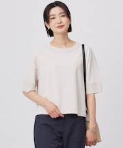 【洗える】RAYON ELITE STRETCH ニットT