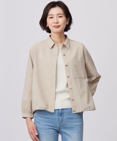 【洗える・接触冷感・防シワ・吸水速乾】BREEZE COOL シャツ ブラウス