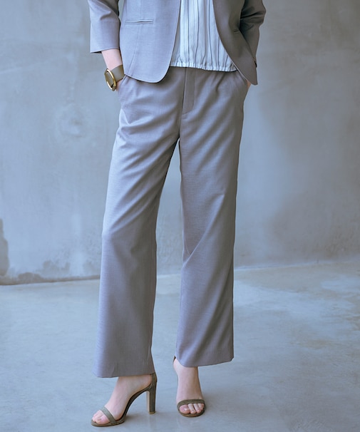 【セットアップ対応・洗える・UV加工・吸水速乾】OXIJEWELストレッチ ストレート パンツ