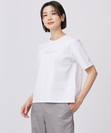 【洗える】ロゴTEE カットソー
