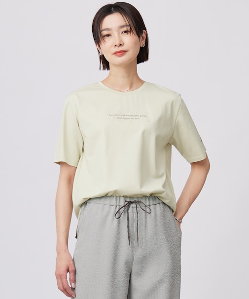 【洗える】ロゴTEE カットソー