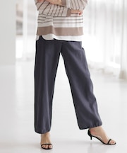 【洗える】フィブリルツイル ベイカーパンツ