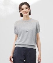 【WEB限定カラーあり・洗える】Vis/Peスパーク ストライプ ニット