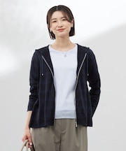 【洗える】シアーライトパーカー