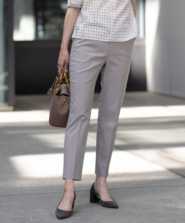 【セットアップ対応・洗える・撥水】コットンFITTY テーパード パンツ