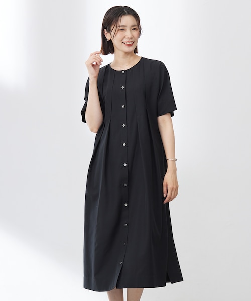 洗える】レーヨンストレッチ ニット ワンピース｜ジェイ・プレスの通販