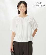 【WEB限定・洗える・接触冷感】バルーンジャージー カットソー