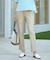 【洗える】セルロースリネンストレッチ テーパード パンツ