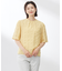 【洗える】SHEER チェック フレアスリーブ ブラウス