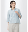 【洗える】SHEER チェック シャツ ブラウス