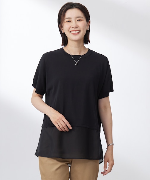 【洗える・抗菌防臭】FABRIC コンビ ニット