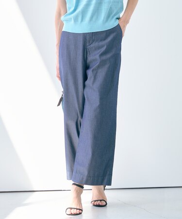 【洗える】4oz Light Denim ストレート パンツ