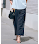 【洗える】Crispyツイル ストレート パンツ