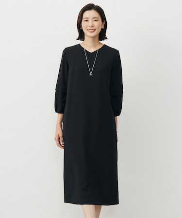 【洗える・吸水速乾・接触冷感・セットアップ対応】Light ジョーゼット ワンピース