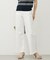 【洗える】BASIC STRETCH DENIM ワイド ストレート デニム